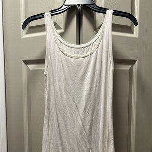 LOFT Women's Elegant White Tank Top